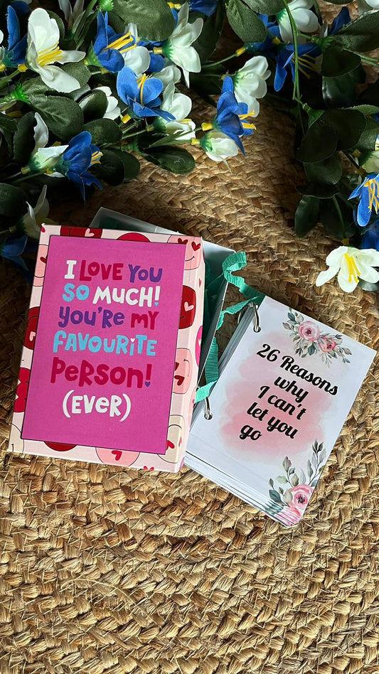 26 resons why i can’t let you go booklet