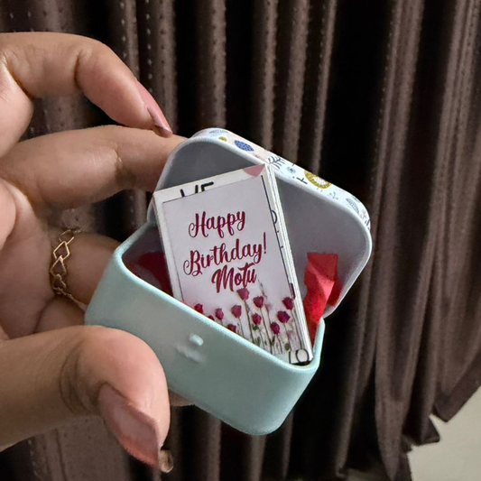 Tin Mini Album With 22 Photos