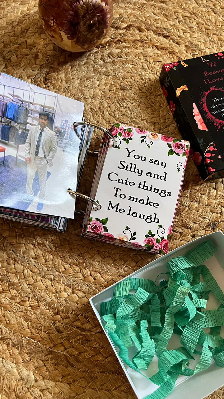 52 resons why i love you booklet with 52 pics